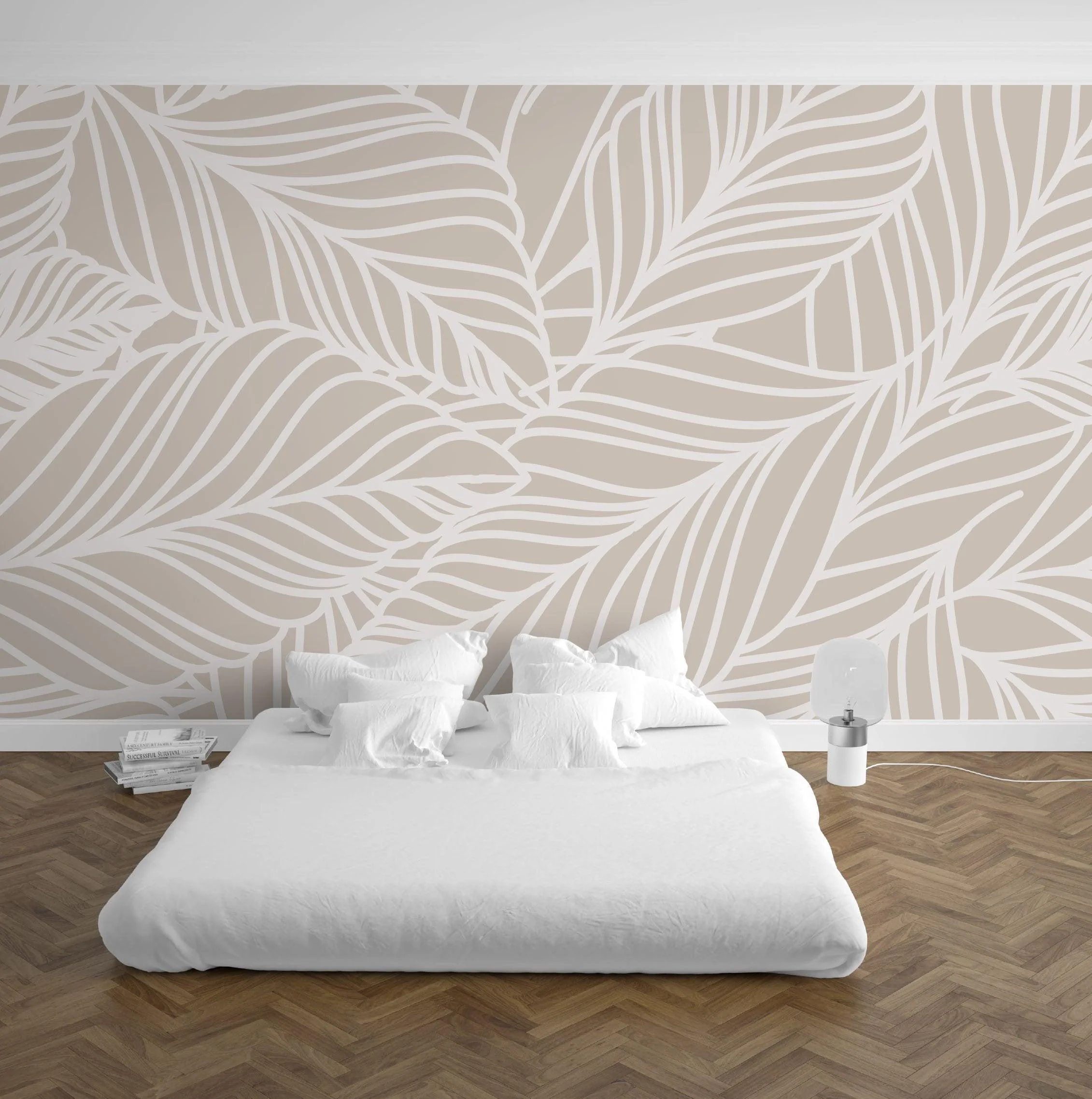 Gala Leaf Mural Wallpaper