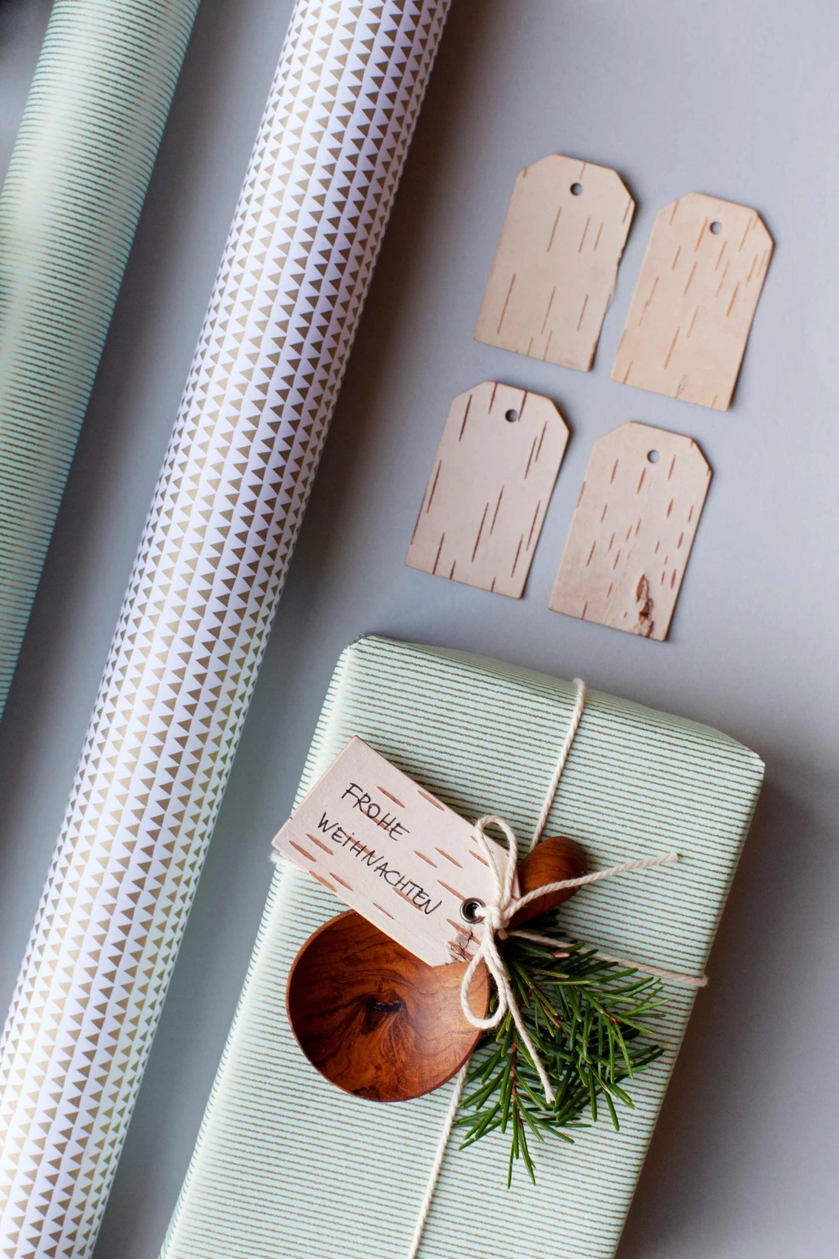 Birch Bark Gift Tags with Eyelet (Set of 6) - Image 5
