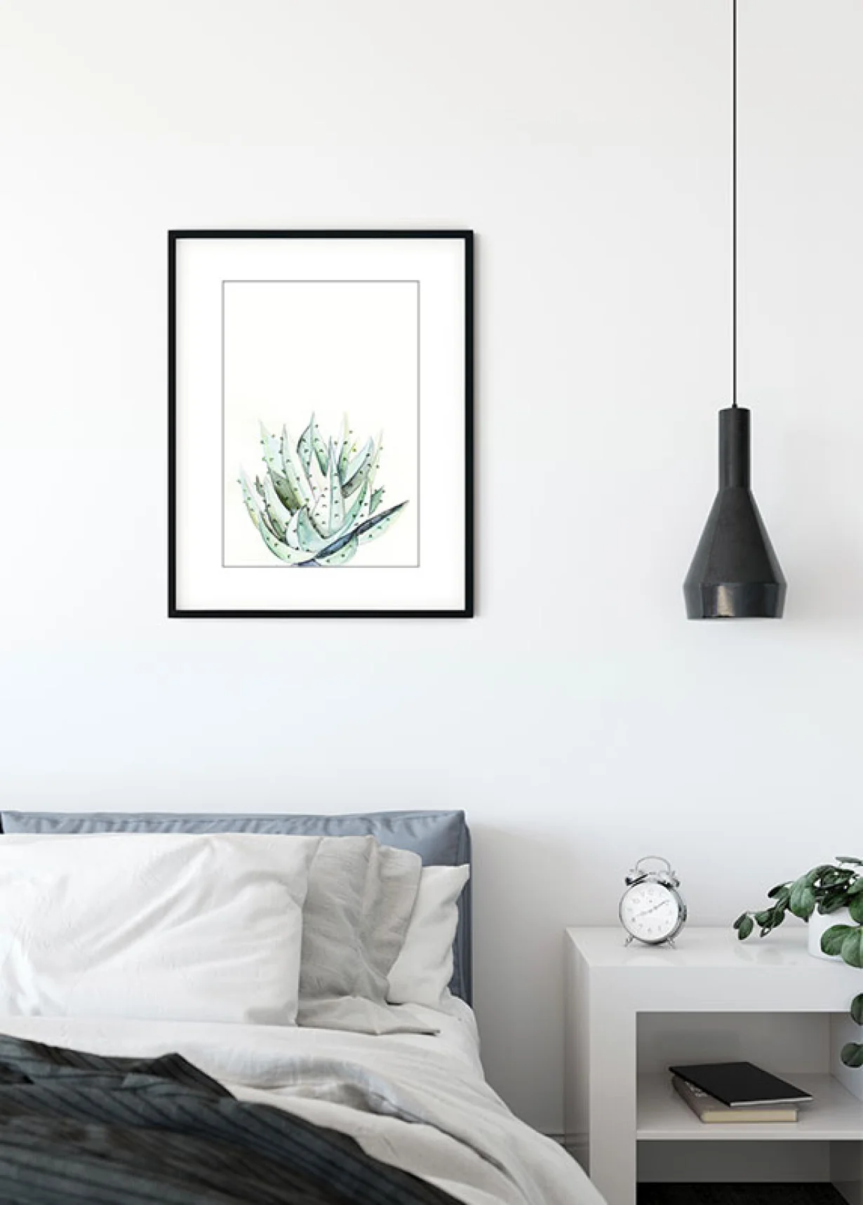 Aloe Watercolor Art Poster - Image 3