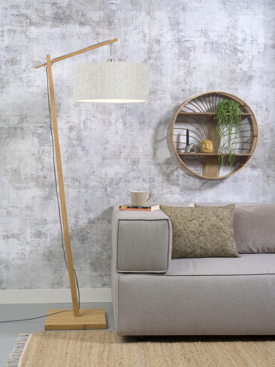 Andes Bamboo Linen Floor Light - Image 2