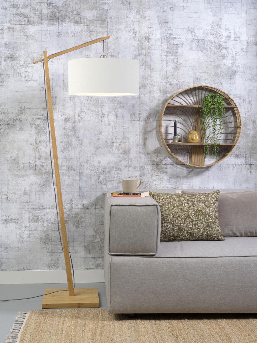Andes Bamboo Linen Floor Light - Image 25