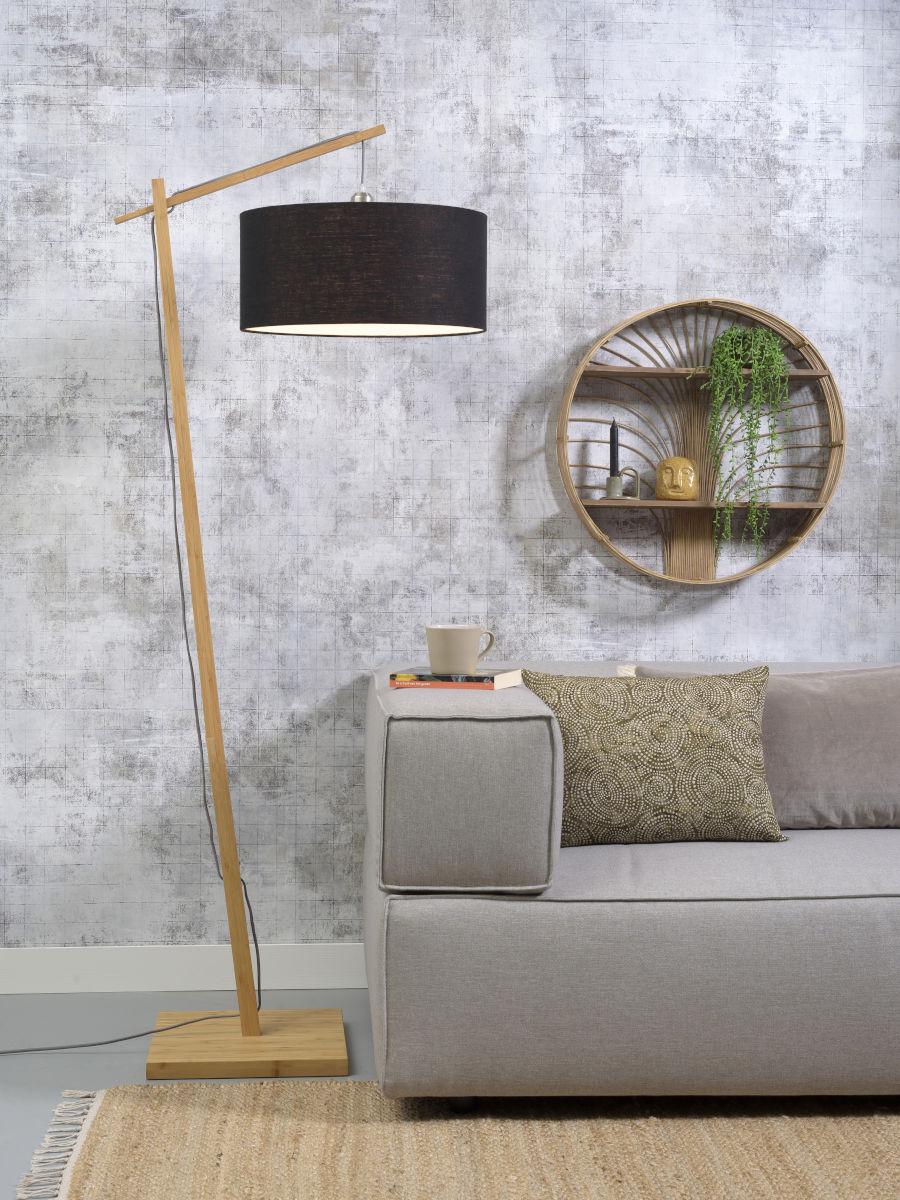 Andes Bamboo Linen Floor Light - Image 7