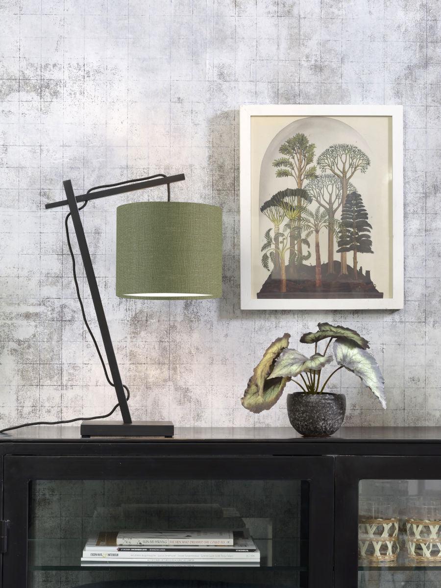 Andes Bamboo Linen Table Lamp - Image 41
