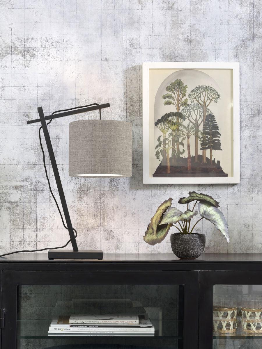 Andes Bamboo Linen Table Lamp - Image 43