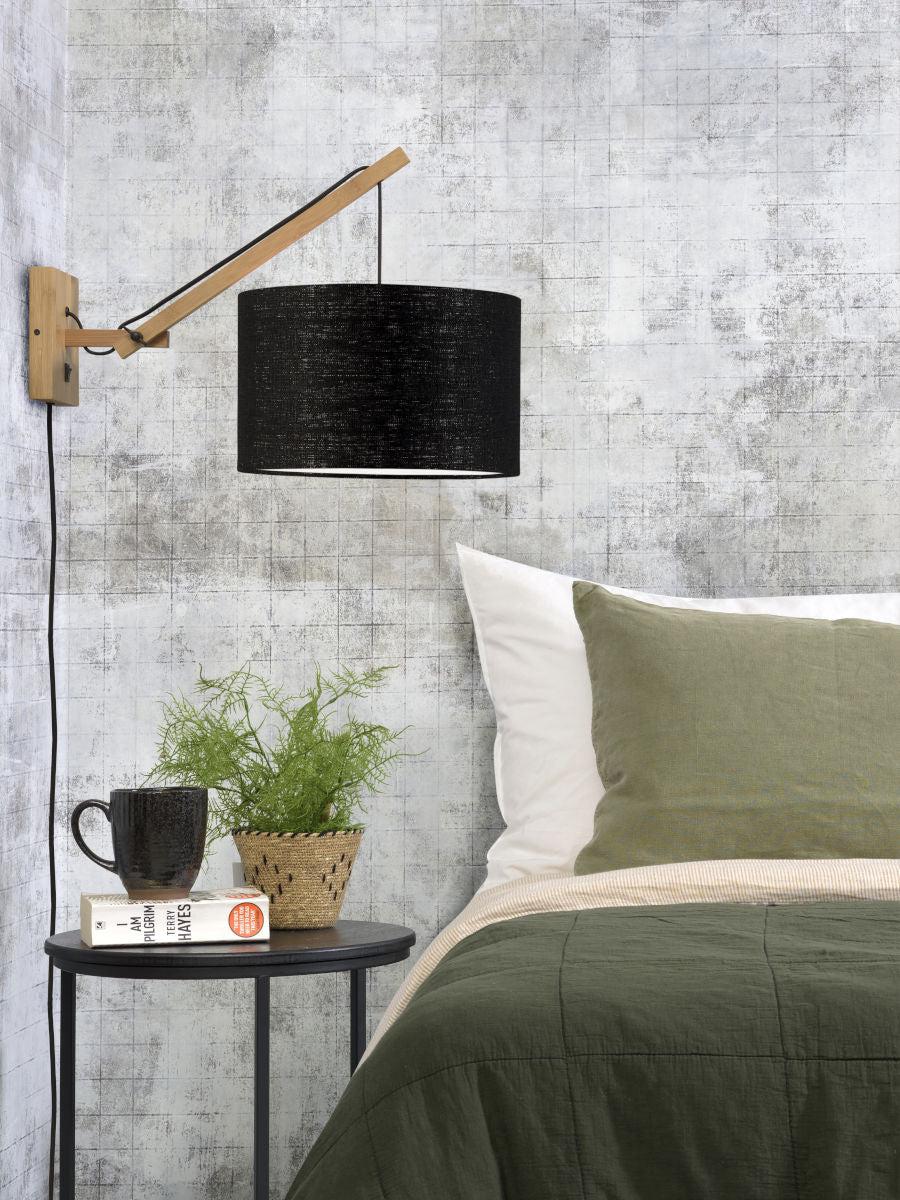 Andes Bamboo Linen Wall Arm Light - Image 21