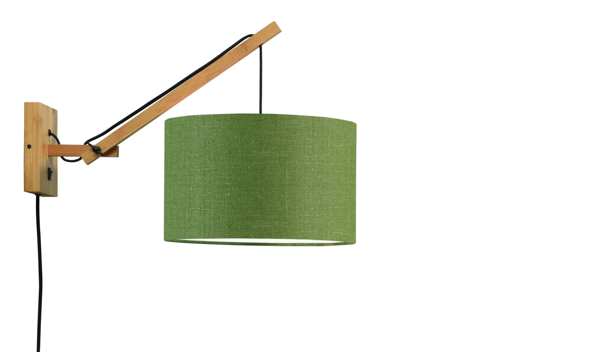 Andes Bamboo Linen Wall Arm Light - Image 22
