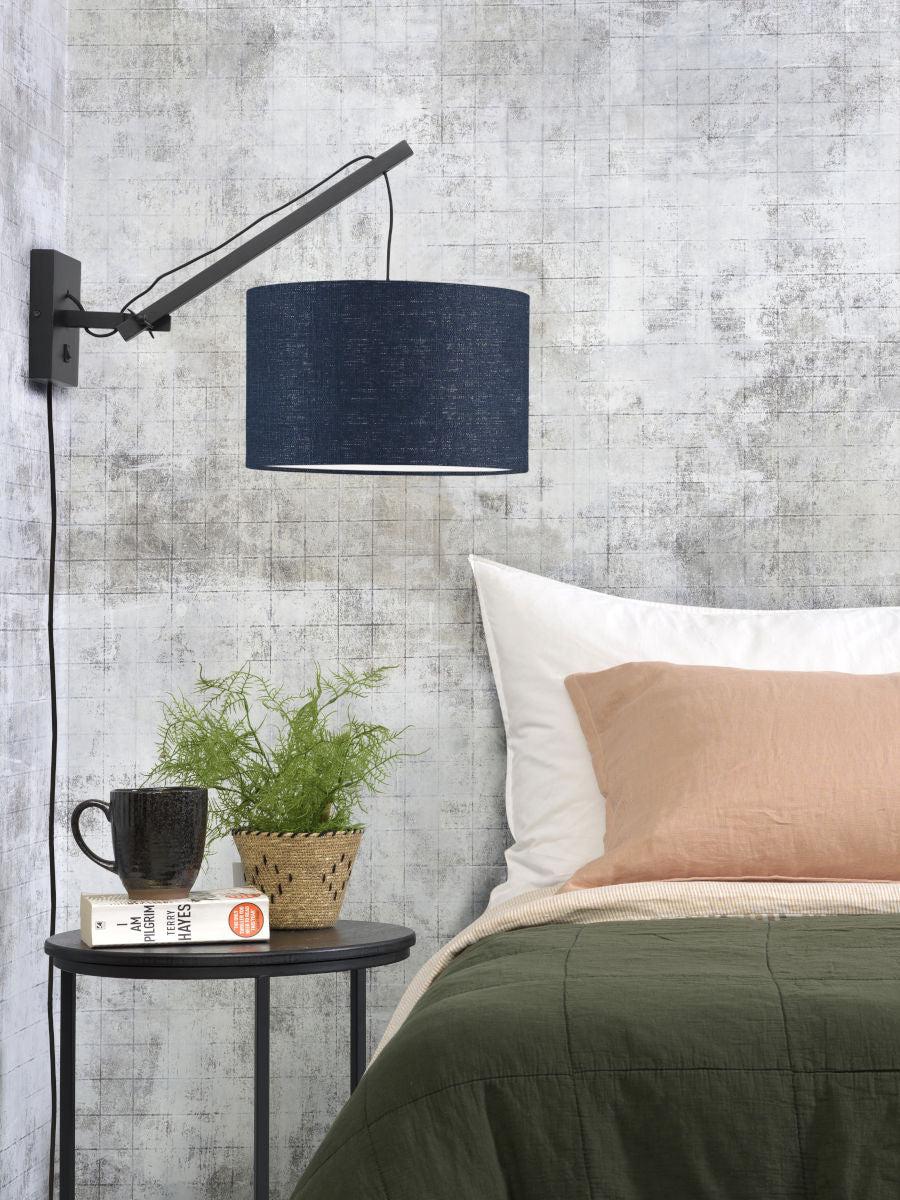 Andes Bamboo Linen Wall Arm Light - Image 36
