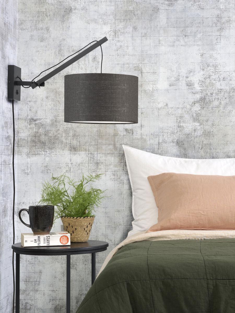 Andes Bamboo Linen Wall Arm Light - Image 38