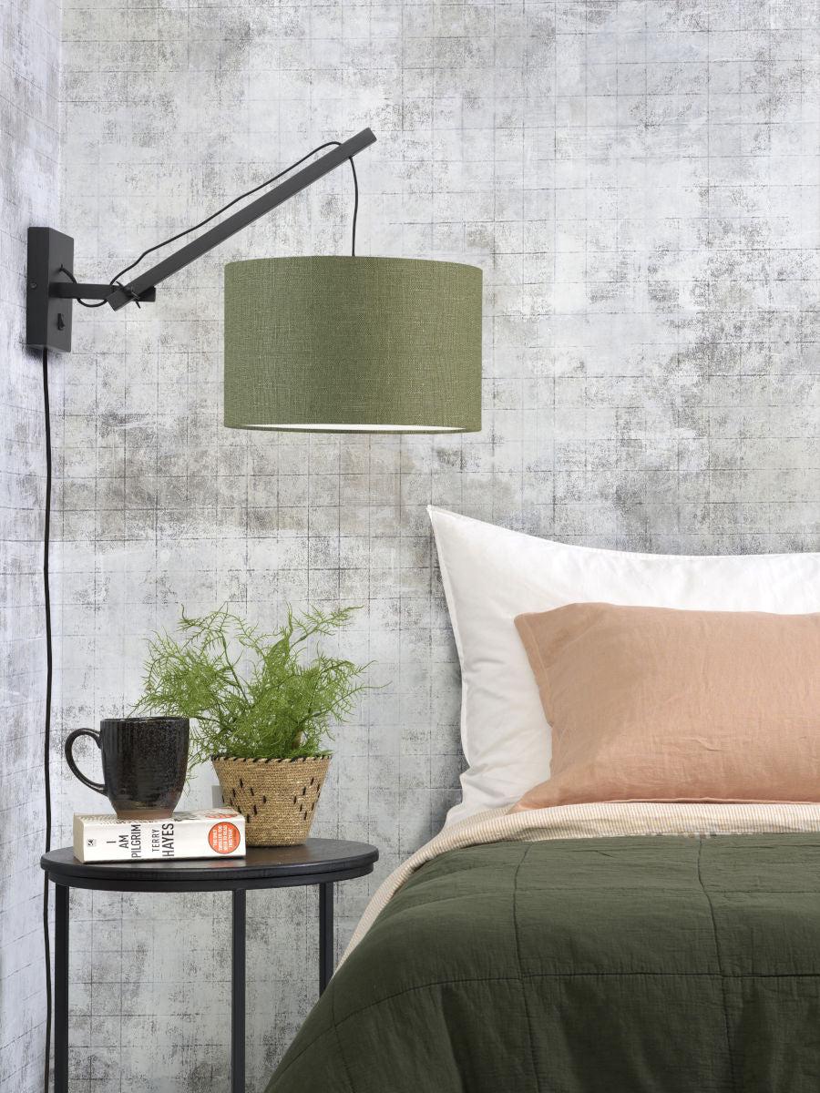 Andes Bamboo Linen Wall Arm Light - Image 40