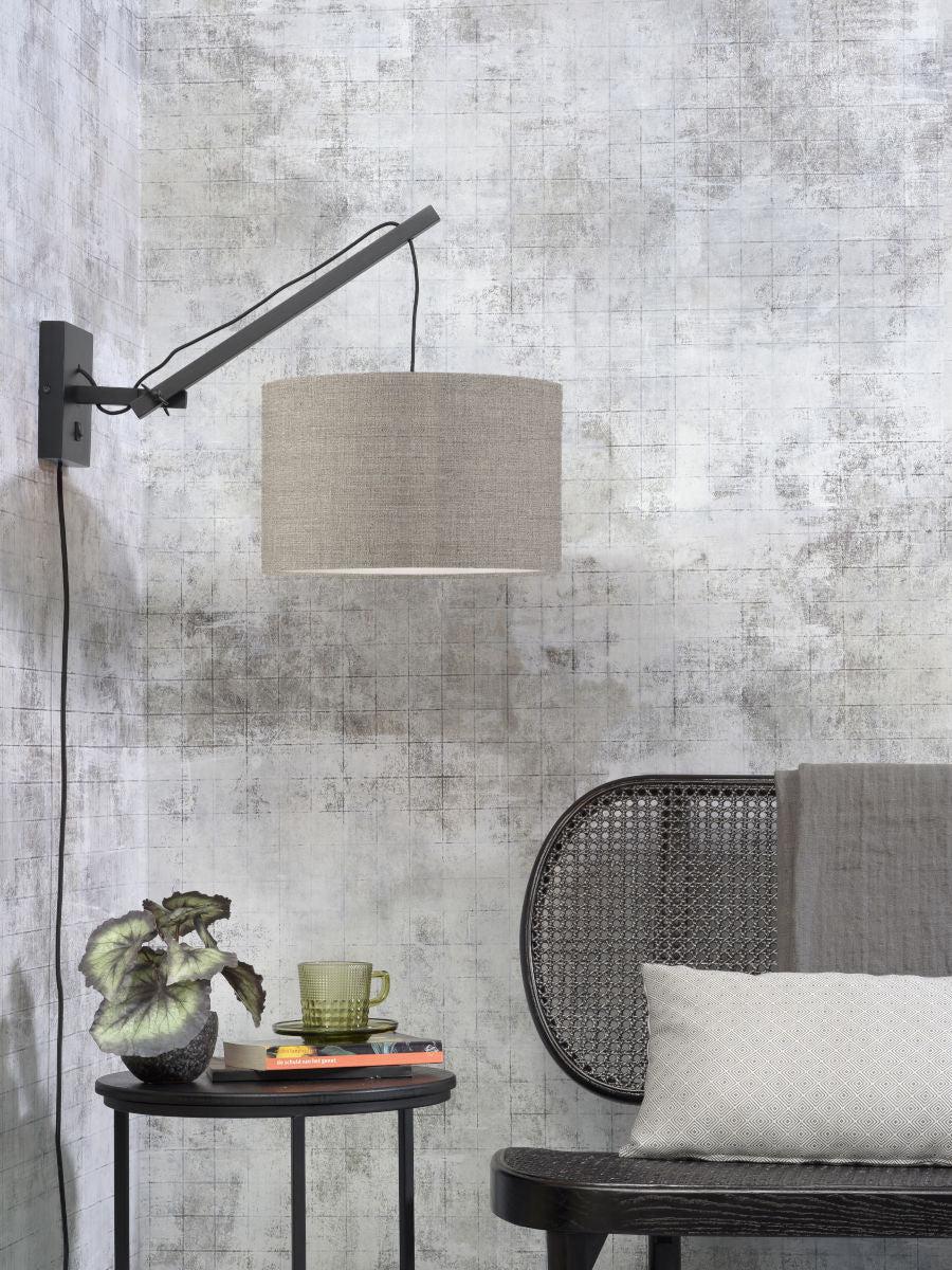 Andes Bamboo Linen Wall Arm Light - Image 41