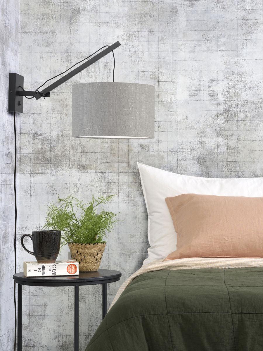 Andes Bamboo Linen Wall Arm Light - Image 44