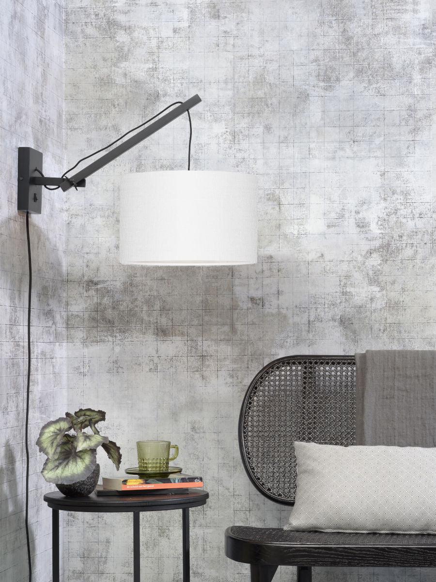 Andes Bamboo Linen Wall Arm Light - Image 48