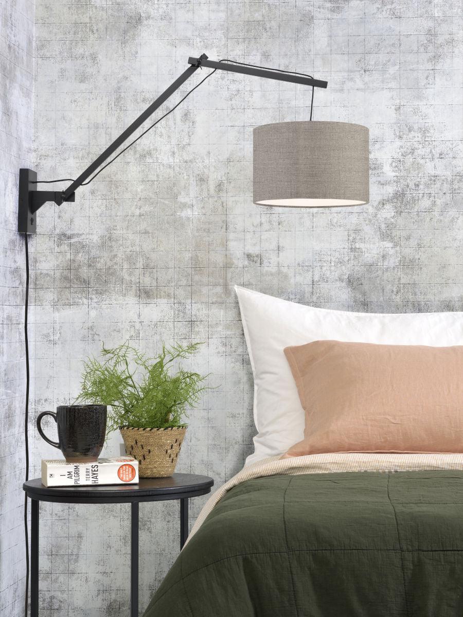 Andes Bamboo Linen Wall Light (Long Arm) - Image 25