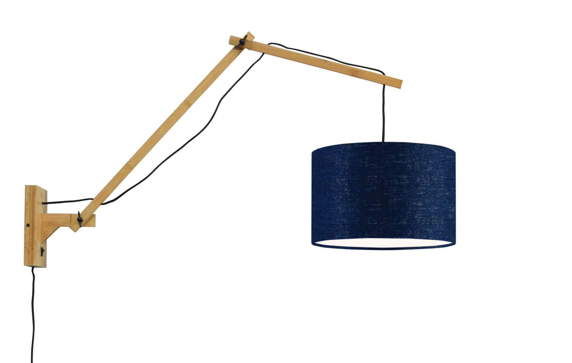 Andes Bamboo Linen Wall Light (Long Arm) - Image 65