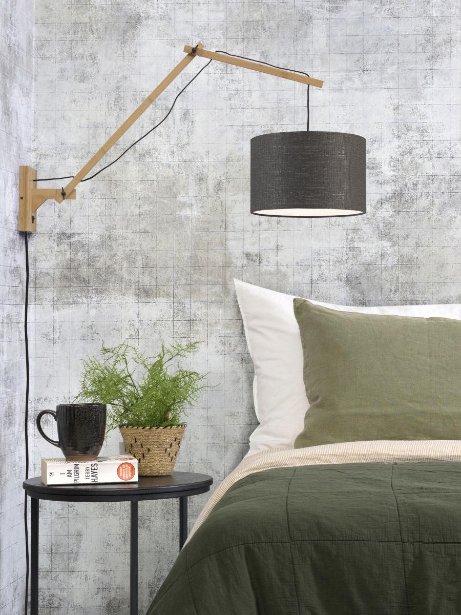 Andes Bamboo Linen Wall Light (Long Arm) - Image 67