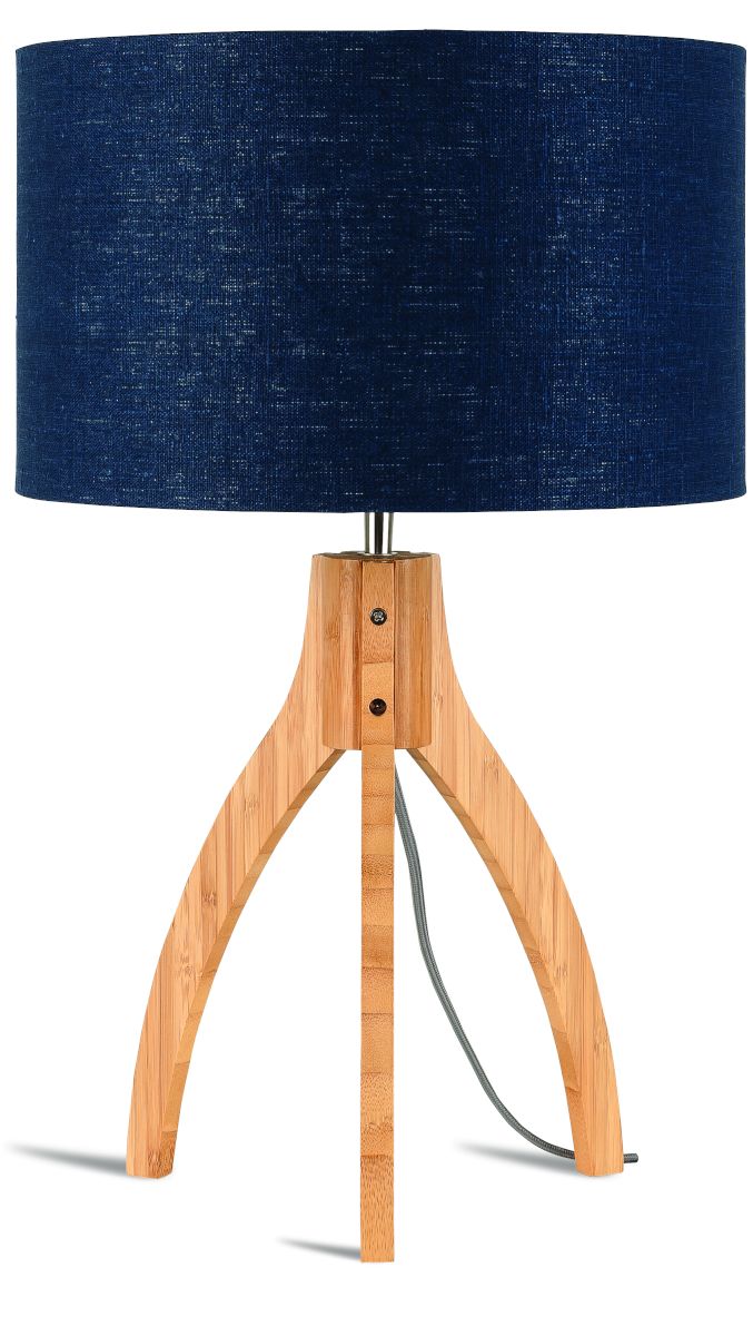 Annapurna Bamboo Linen Table Lamp - Image 6