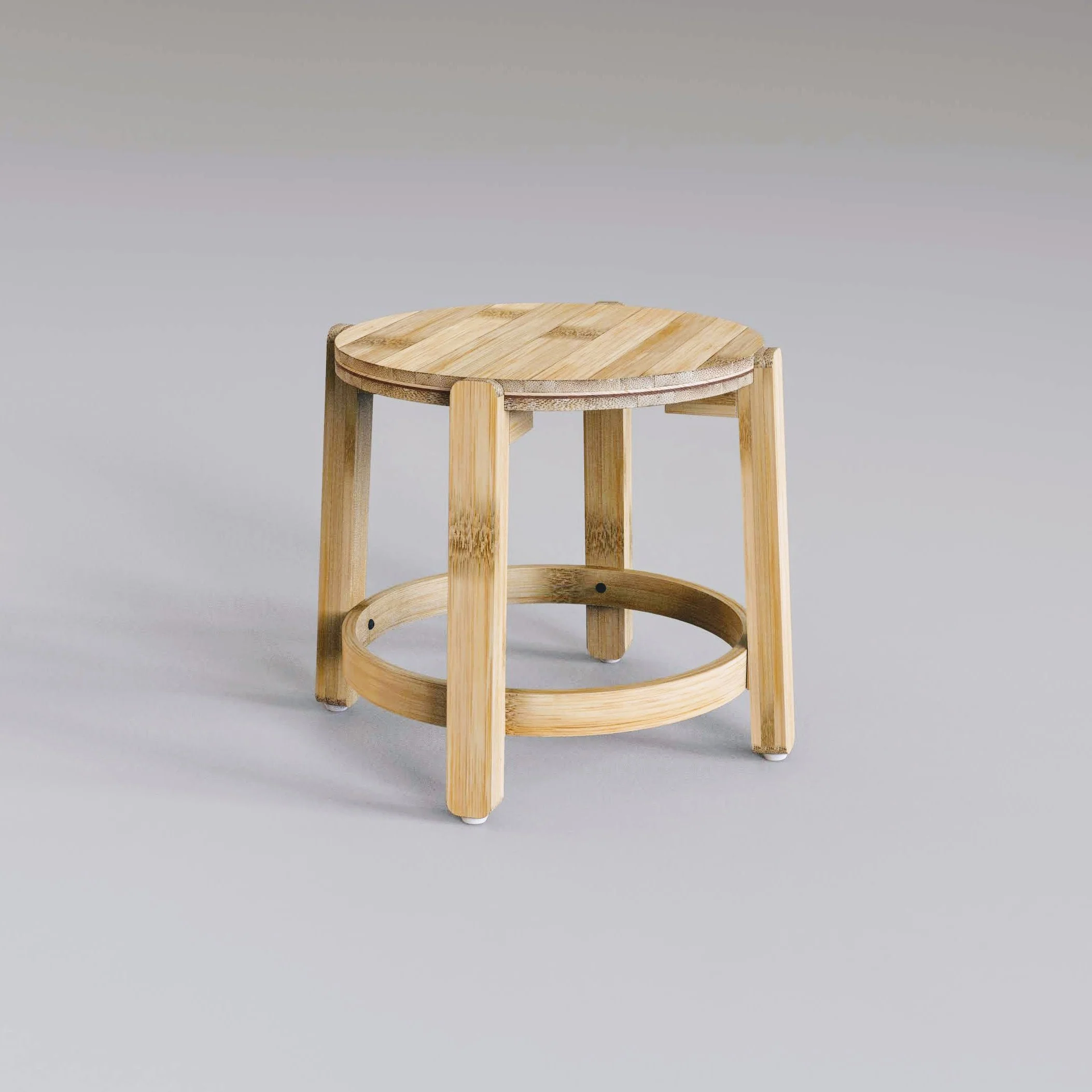 Baar Mini Kids Bamboo Stool - Image 3