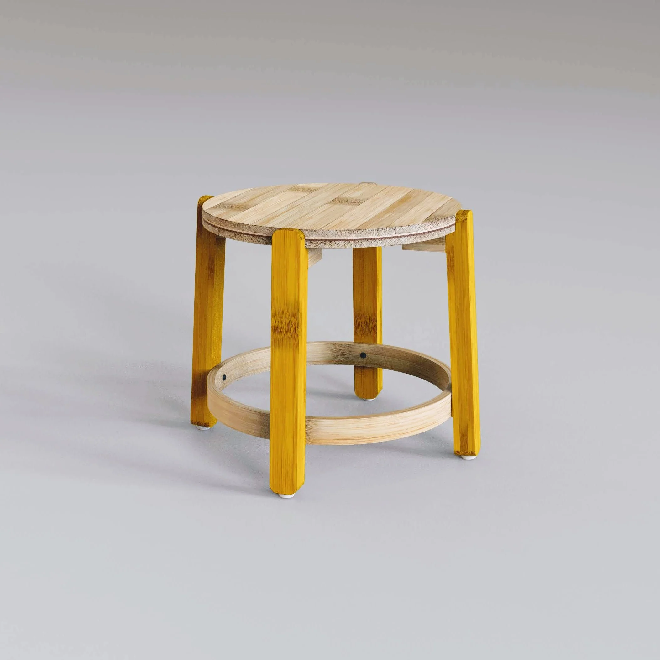 Baar Mini Kids Bamboo Stool - Image 6