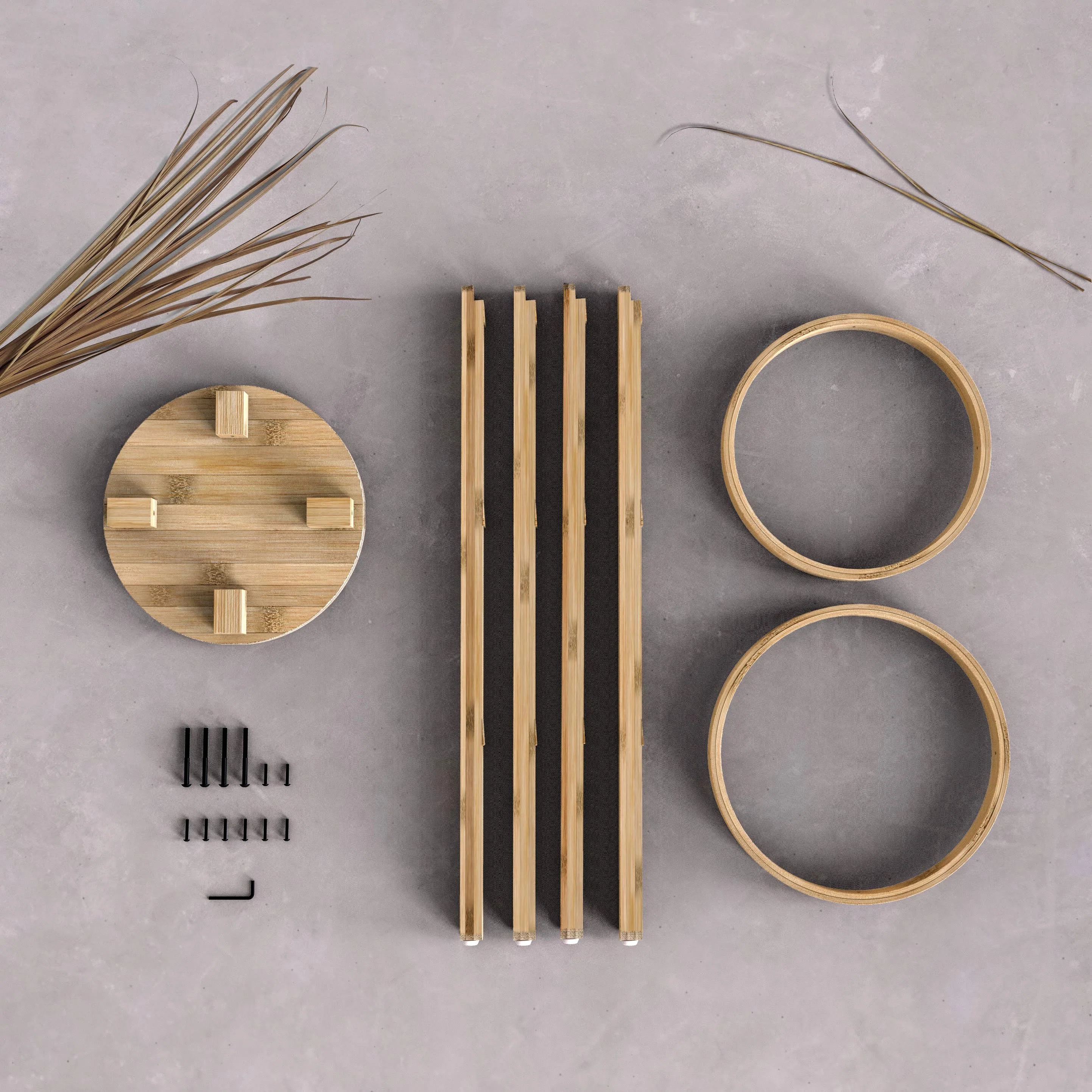 Baar Bamboo Stool - Image 6
