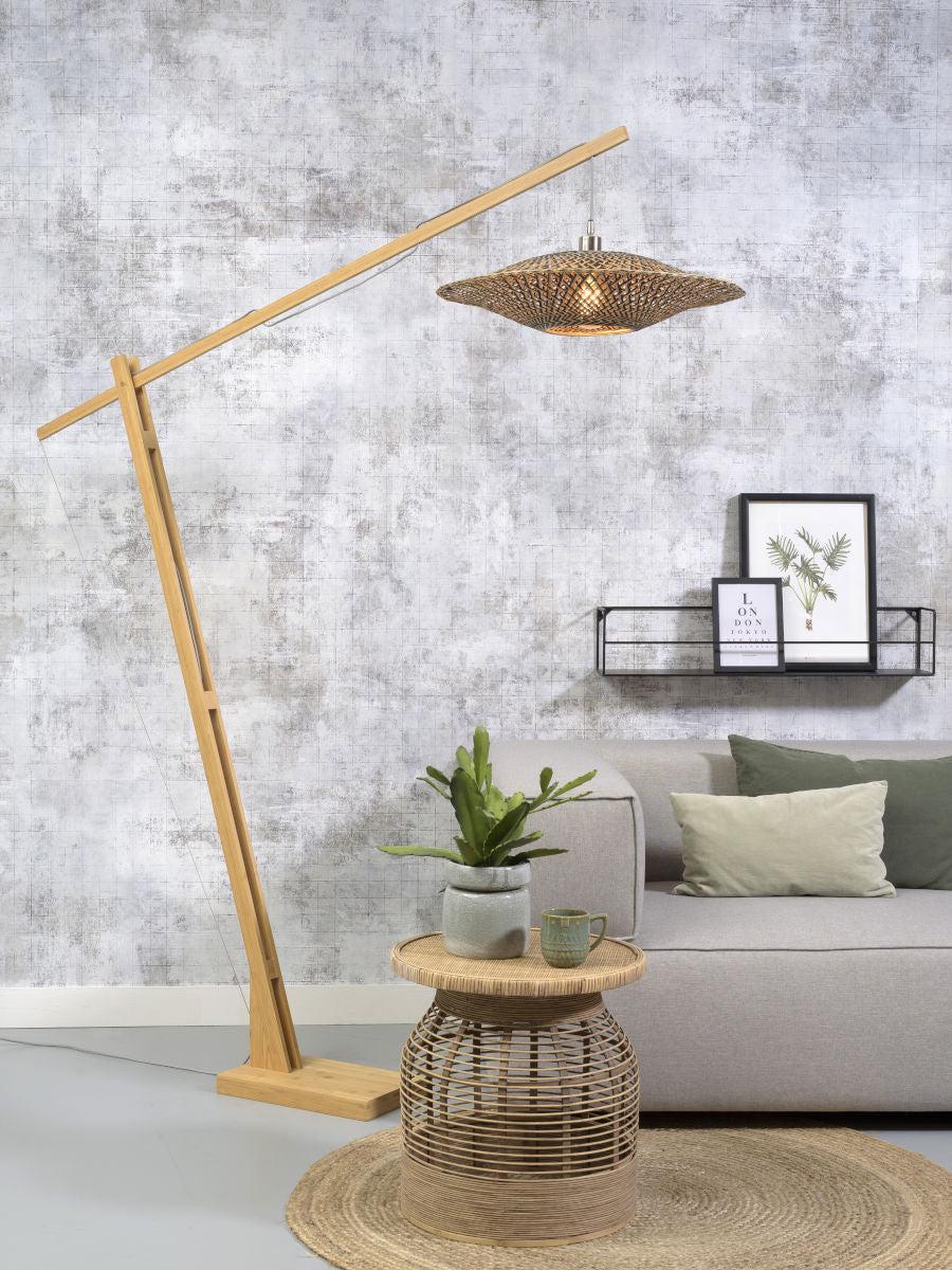 Bali Bamboo Floor Light (Long Arm) - Image 2