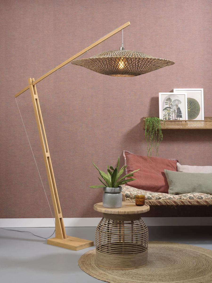 Bali Bamboo Floor Light (Long Arm) - Image 3