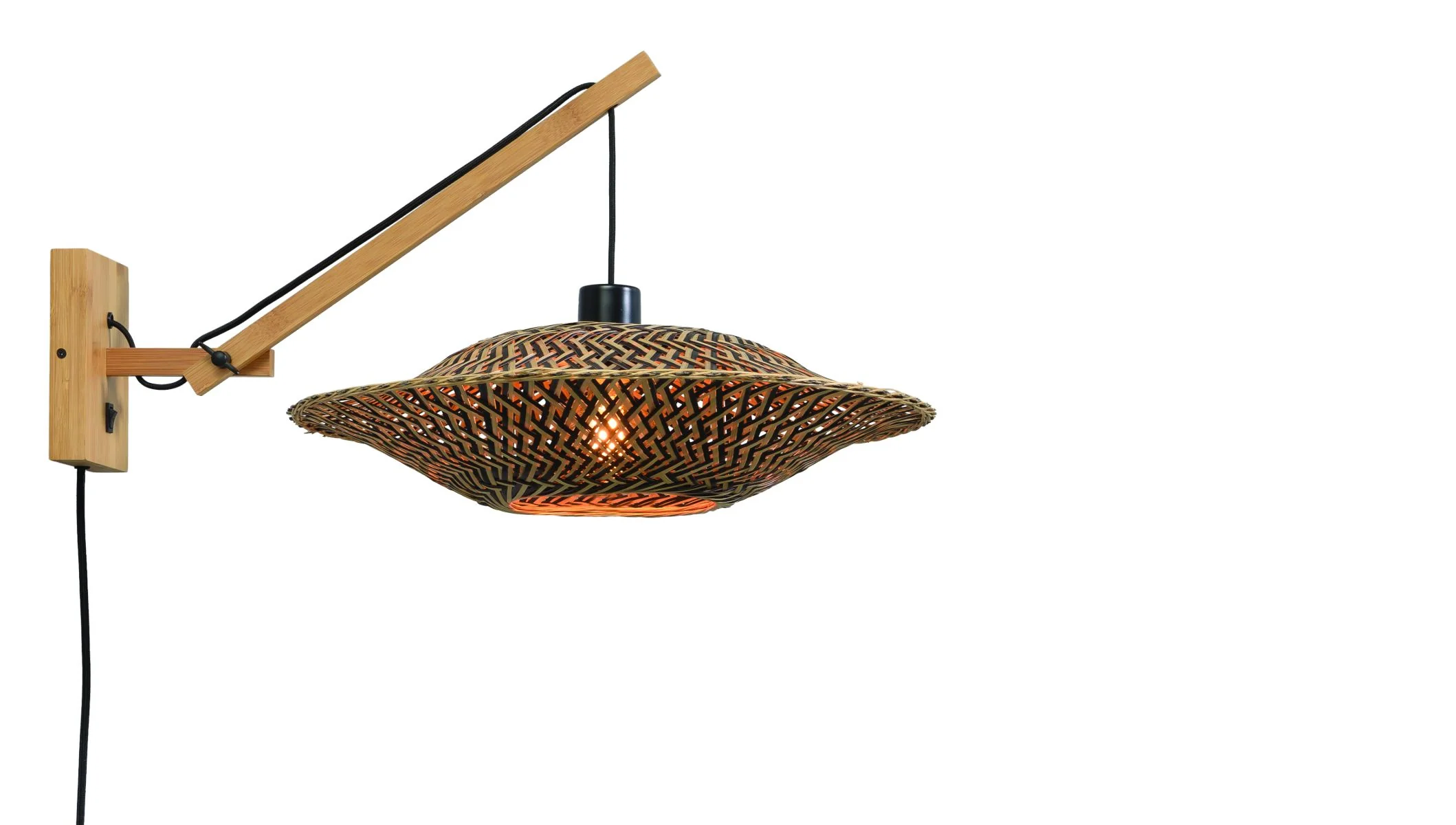 Bali Bamboo Wall Arm Light