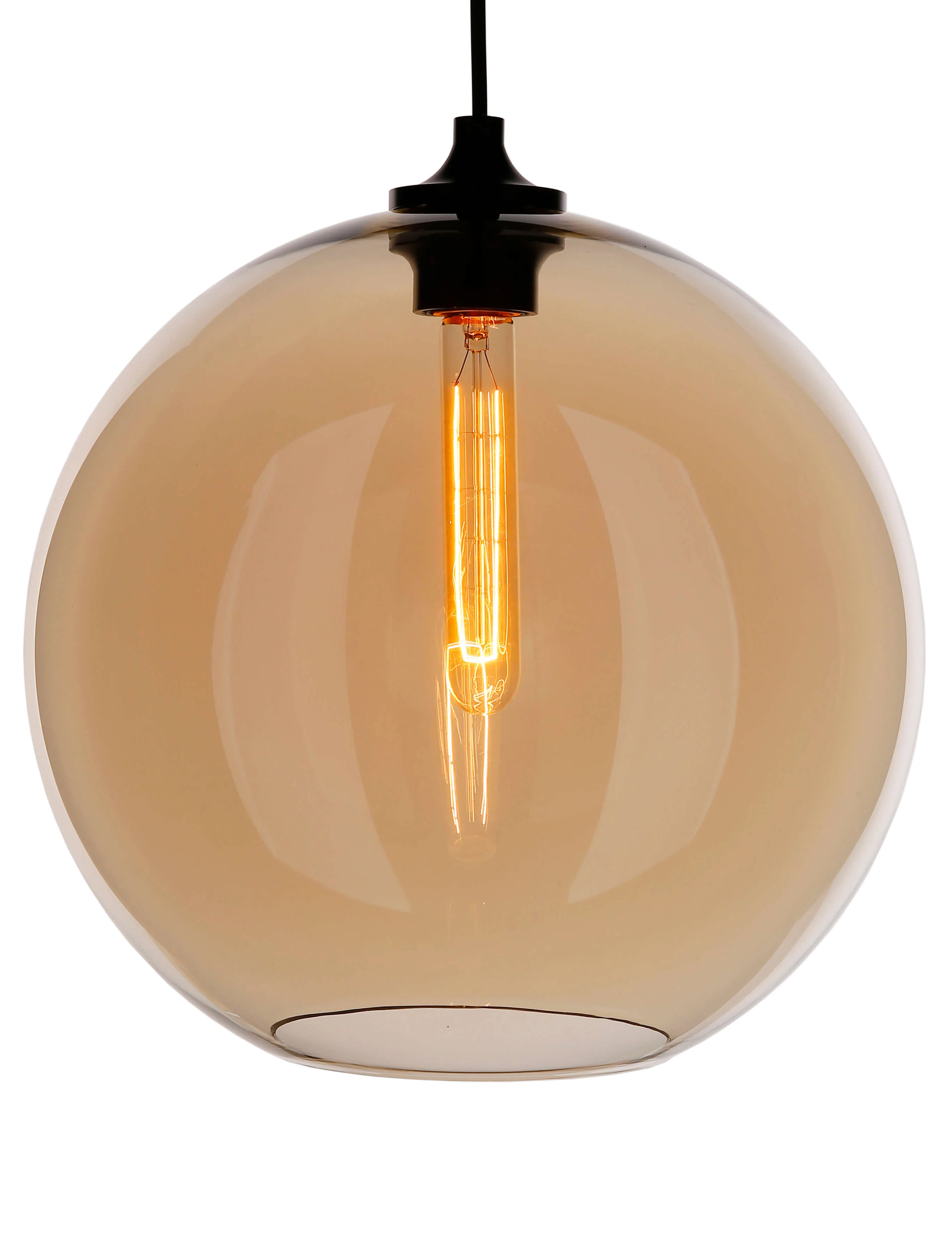 Ball Mouth-blown Glass Pendant Light - Image 2