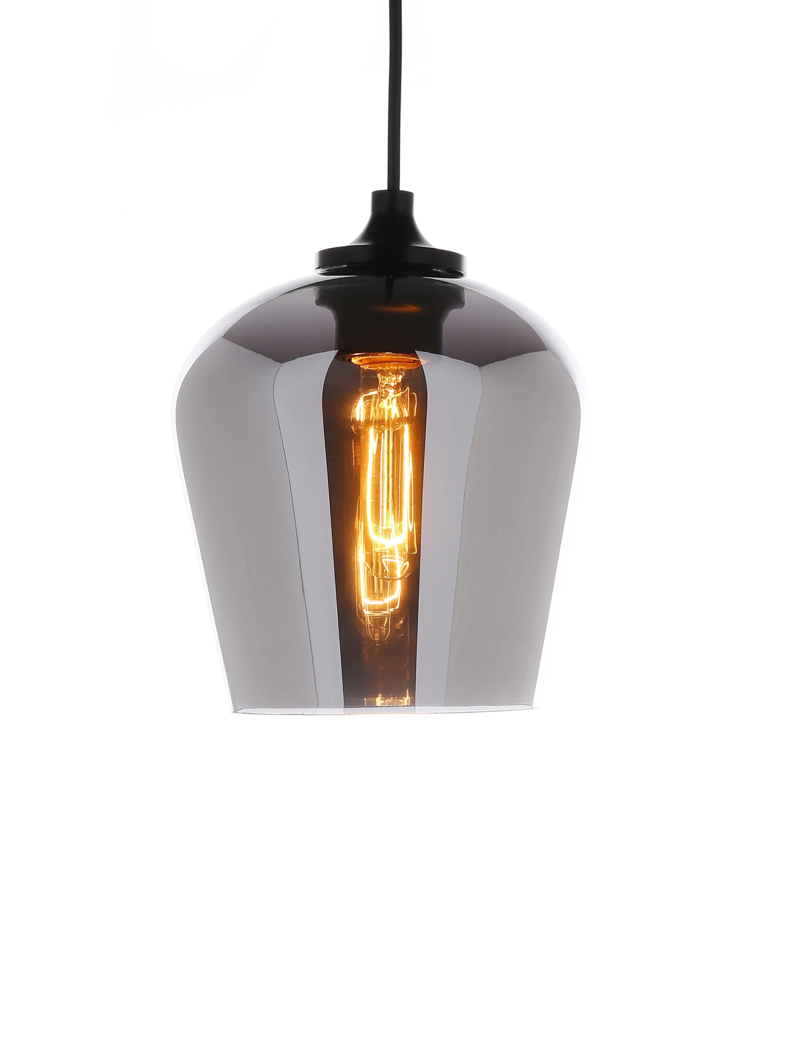 Bell Mouth-blown Glass Pendant Light - Image 8