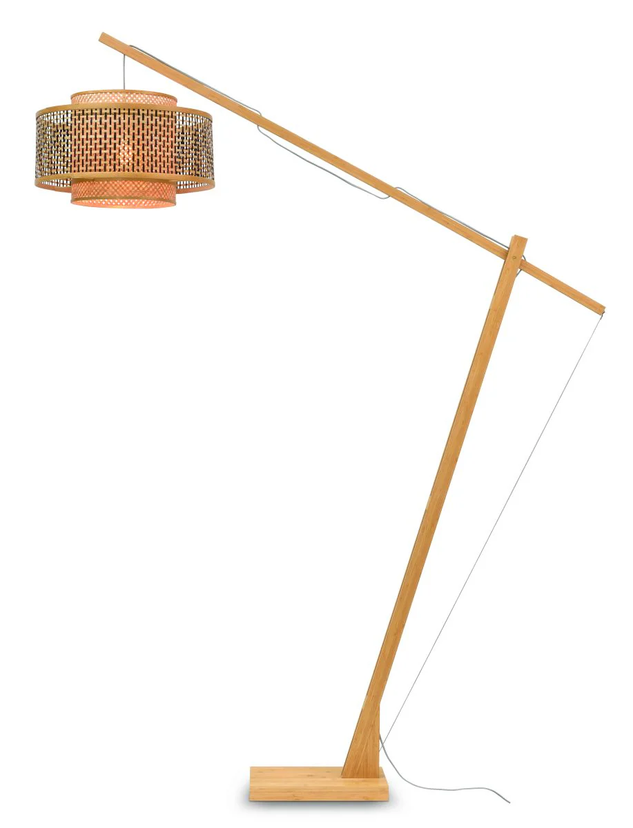 Bhutan Bamboo Floor Light (Long Arm) - Image 14