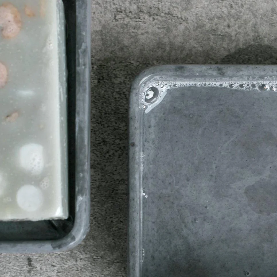Black Concrete Soap Stand w/ Vegan Soap - Image 6