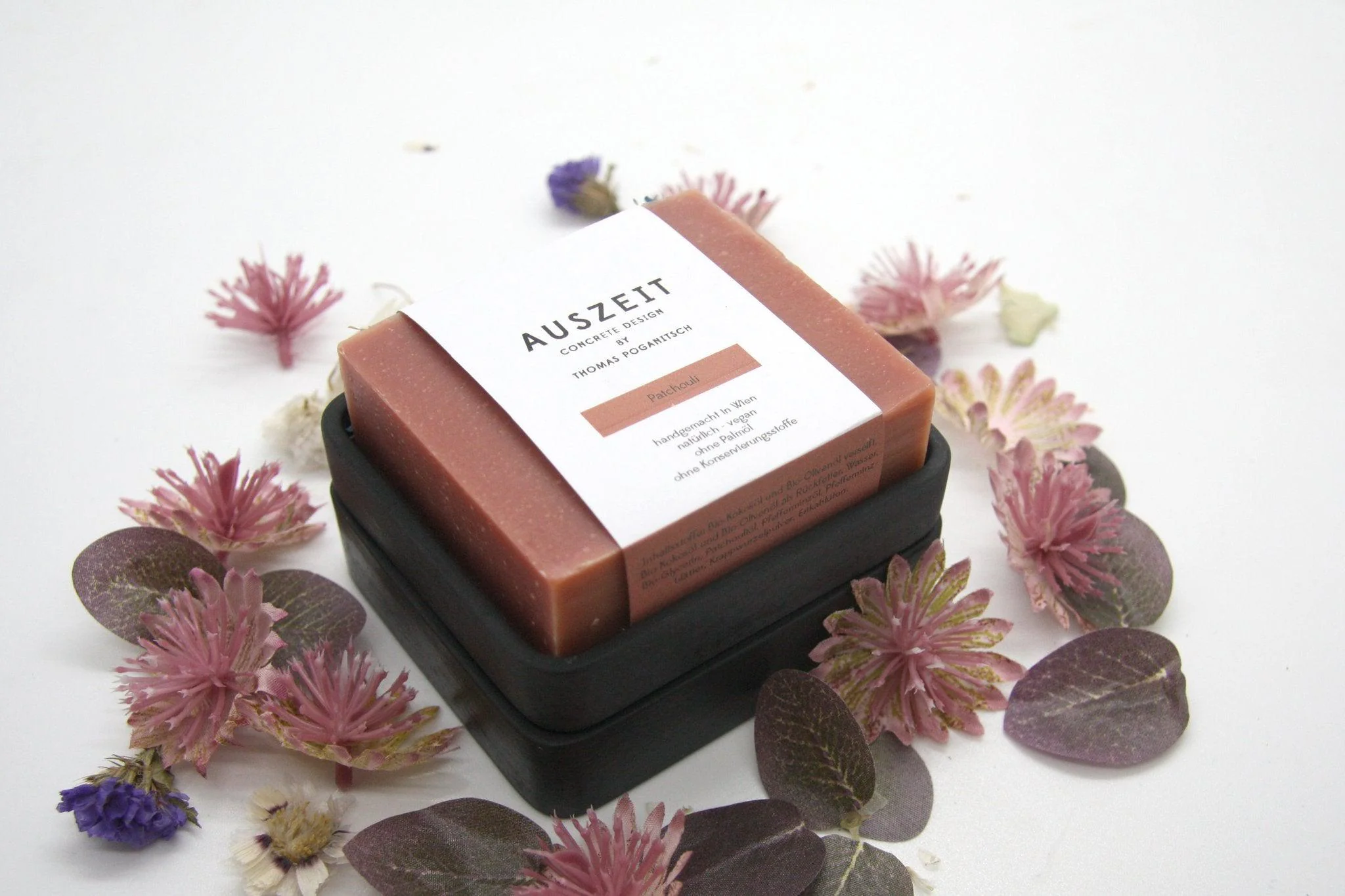 Black Concrete Soap Stand w/ Vegan Soap - Image 5