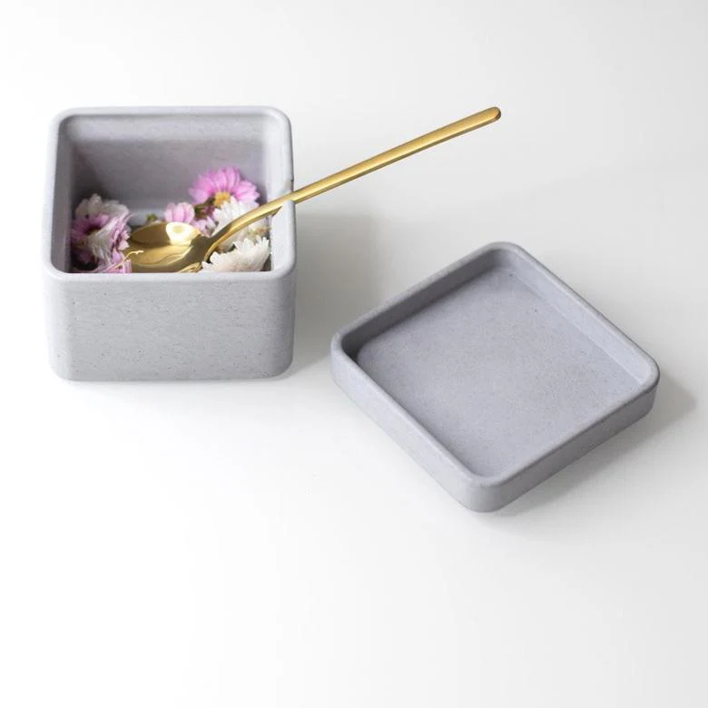 Black Viennese Braid Concrete Box - Image 11
