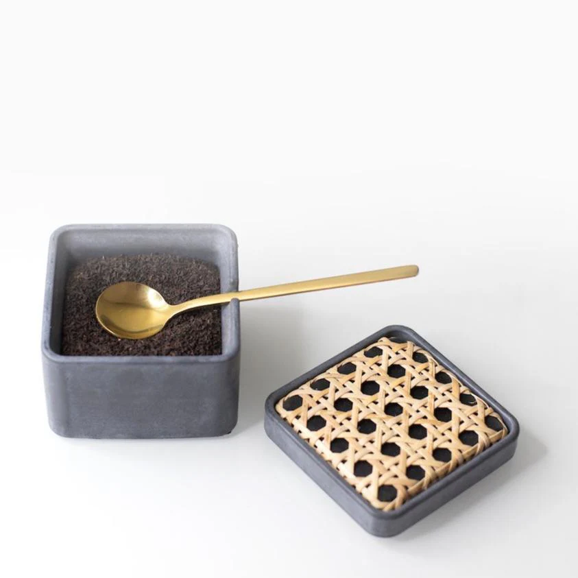 Black Viennese Braid Concrete Box - Image 19