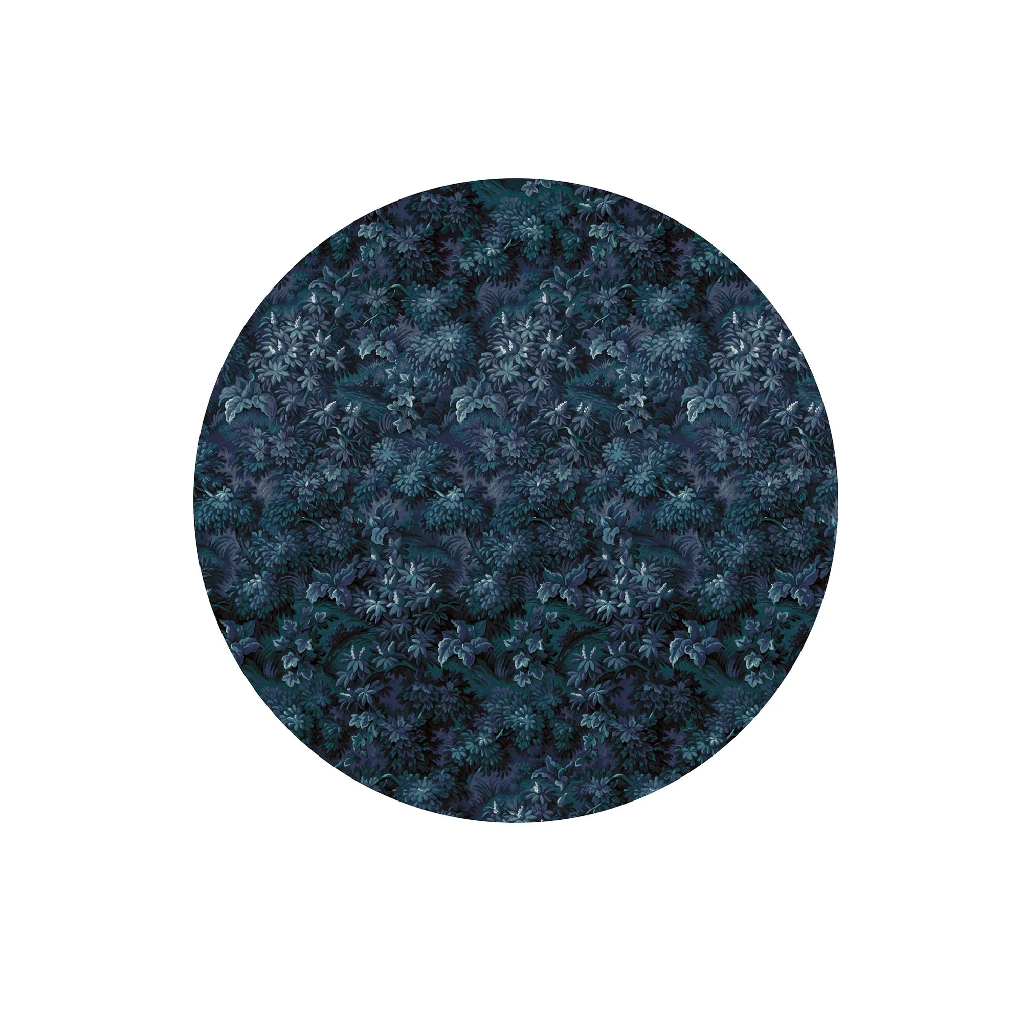 Blue Garden Circle Wallpaper (Self-Adhesive) - Image 2