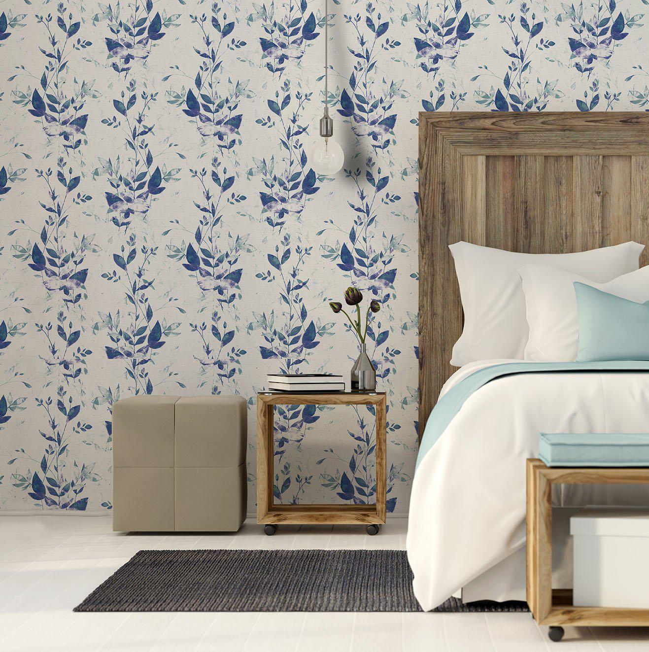 Blue Taranto Mural Wallpaper - Image 3