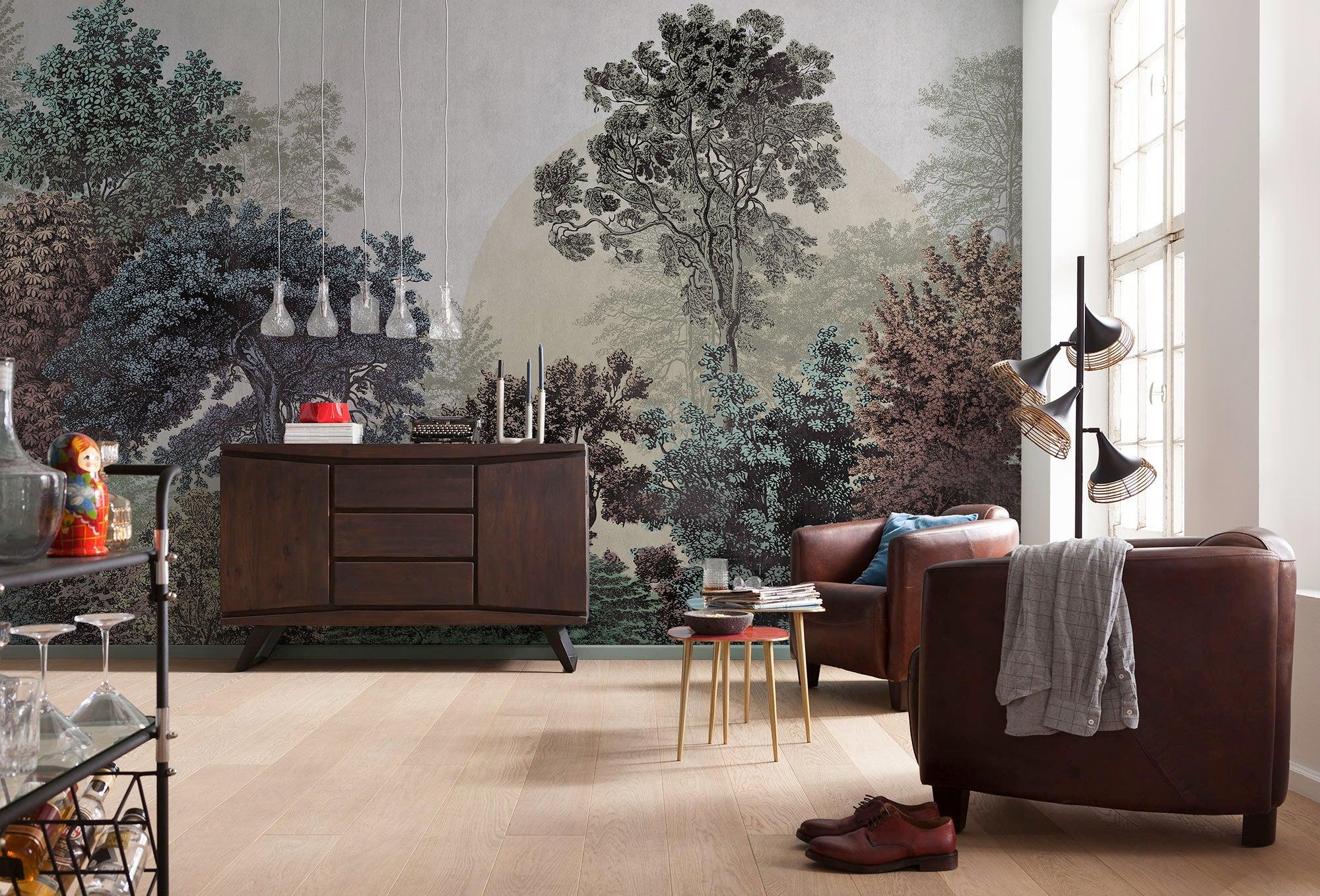 Bois Brumeux Mural Wallpaper