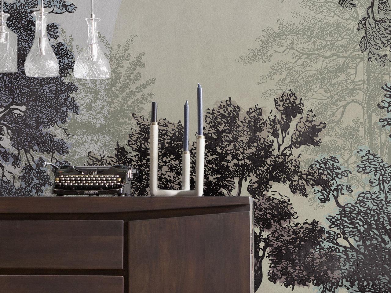 Bois Brumeux Mural Wallpaper - Image 3