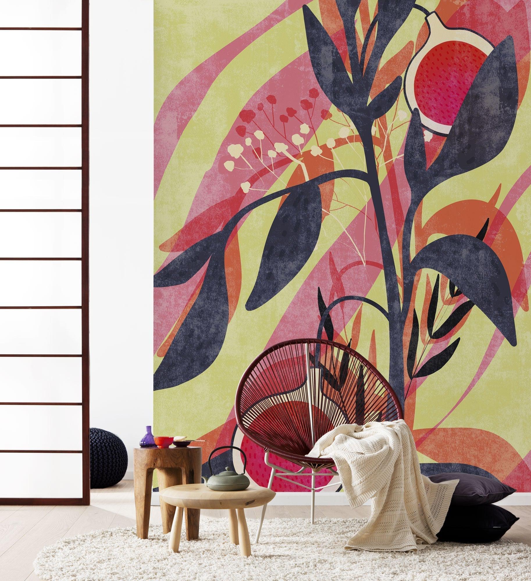 Bonbons aux Fruits Mural Wallpaper