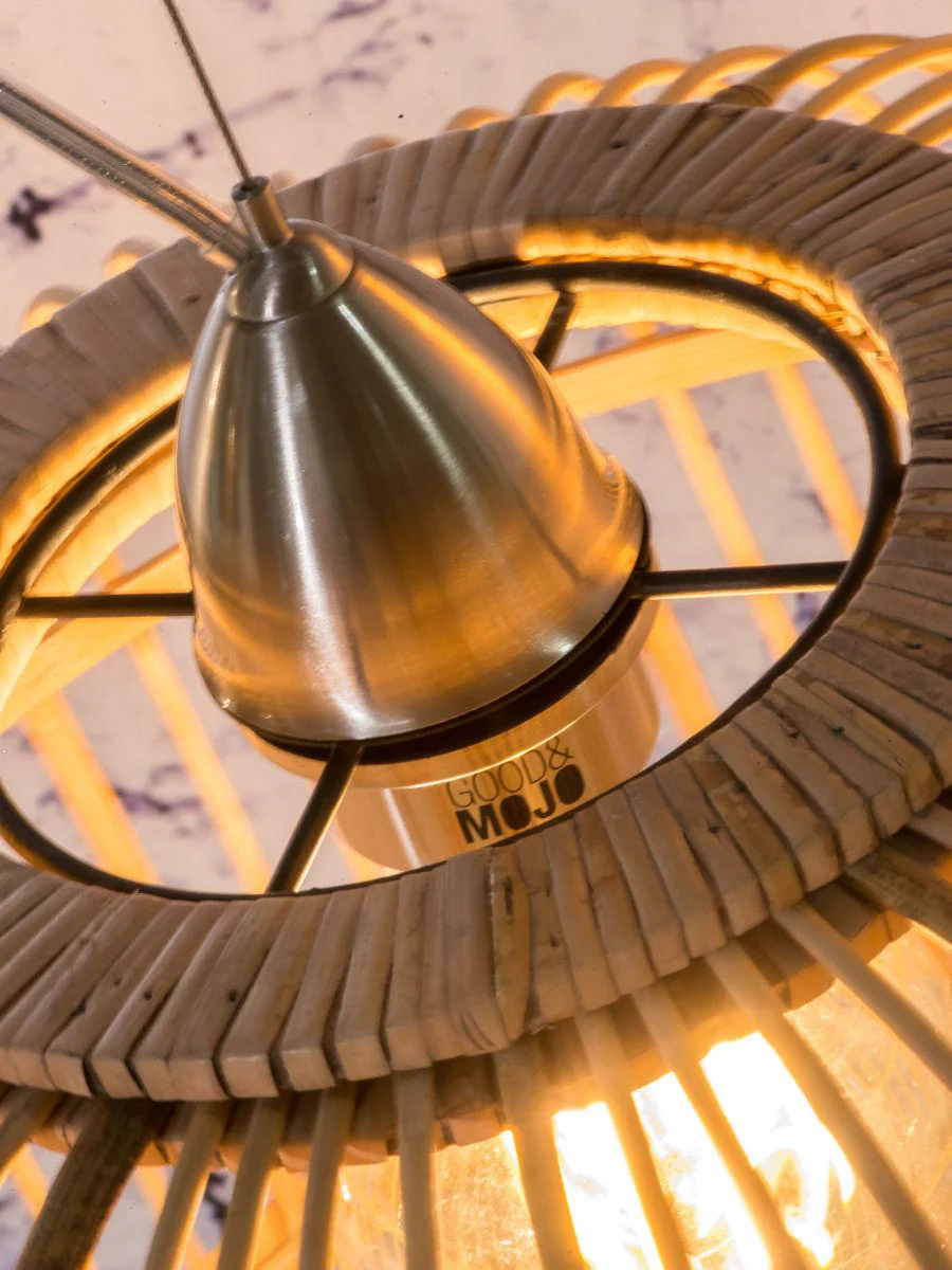 Borneo Bamboo Double Pendant Light - Image 7