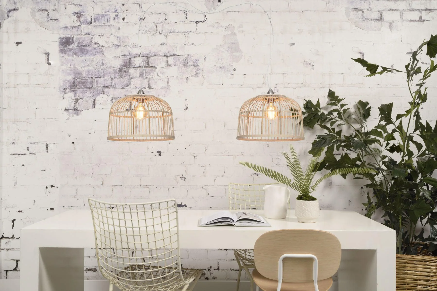 Borneo Bamboo Pendant Light - Image 4