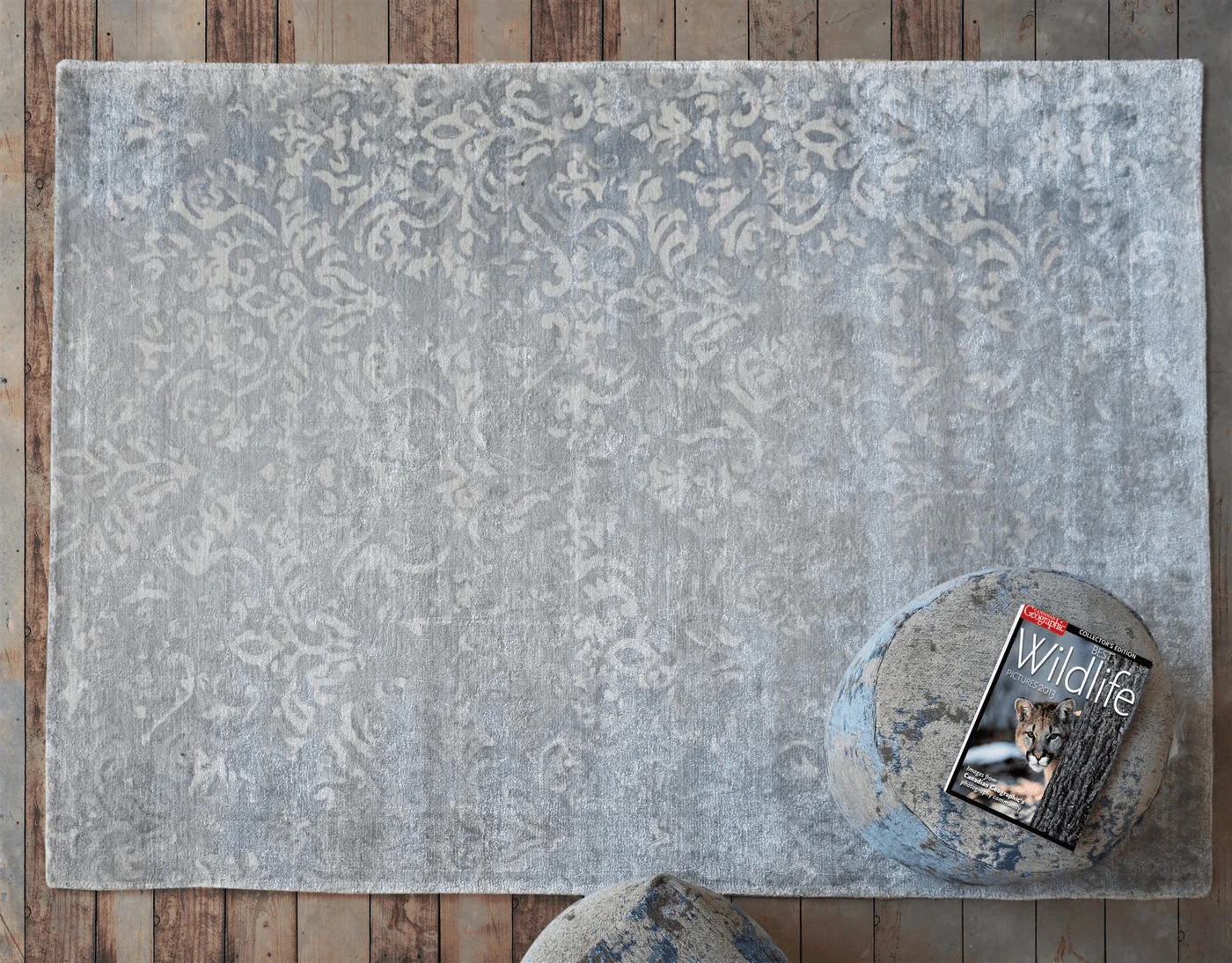 Azusa Viscose Wool Rug - Image 5