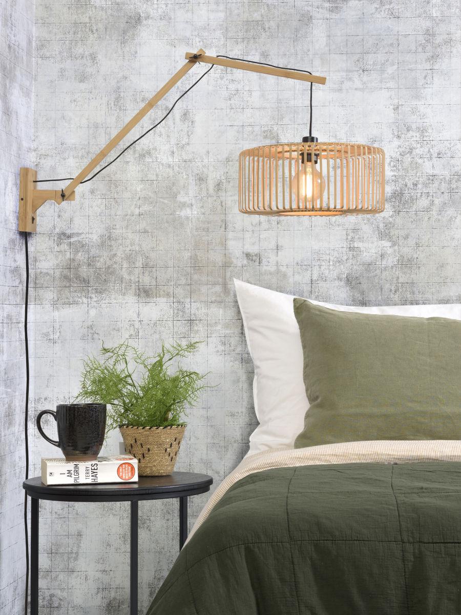 Bromo Columnar Bamboo Wall Light (Long Arm) - Image 13