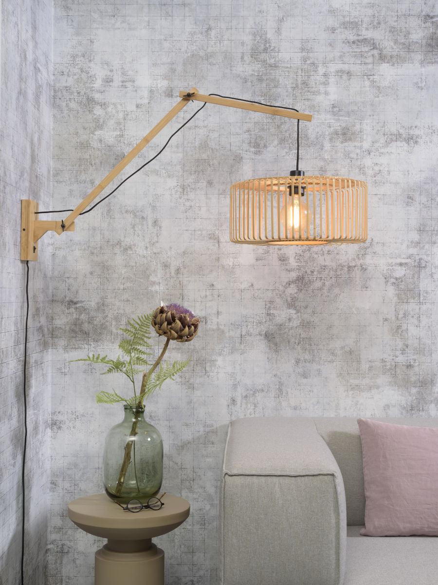 Bromo Columnar Bamboo Wall Light (Long Arm) - Image 14