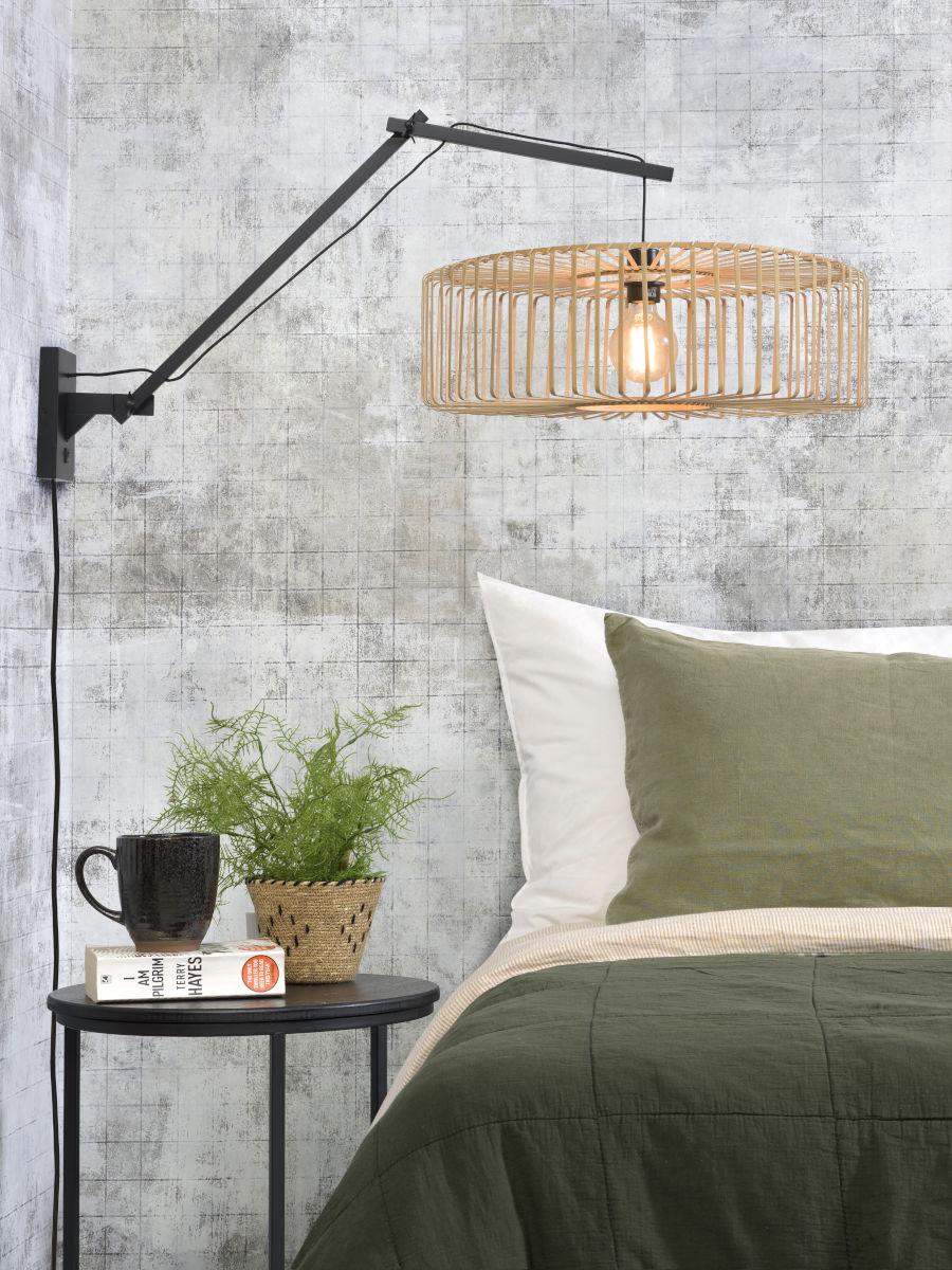 Bromo Columnar Bamboo Wall Light (Long Arm) - Image 16