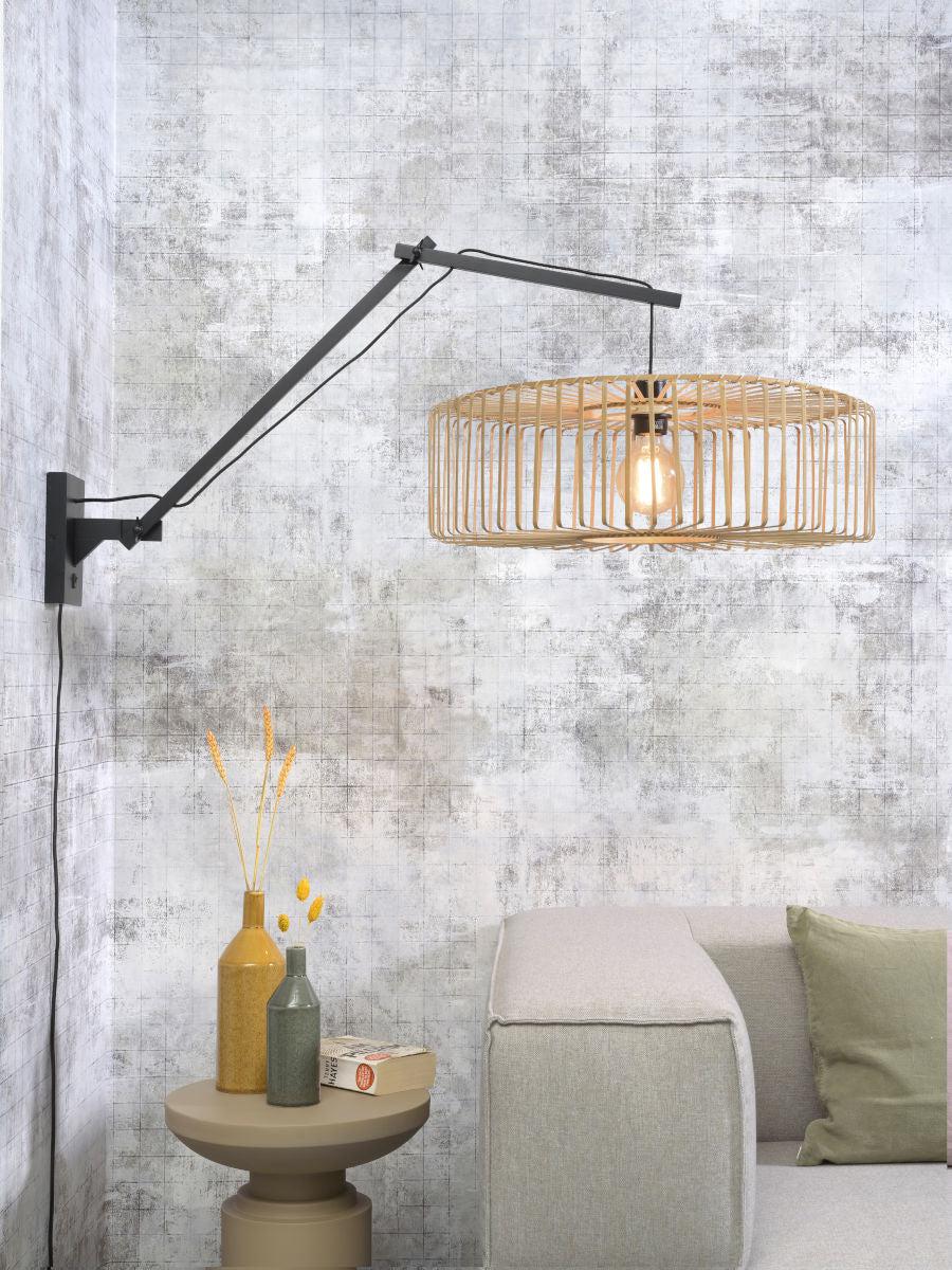 Bromo Columnar Bamboo Wall Light (Long Arm) - Image 17