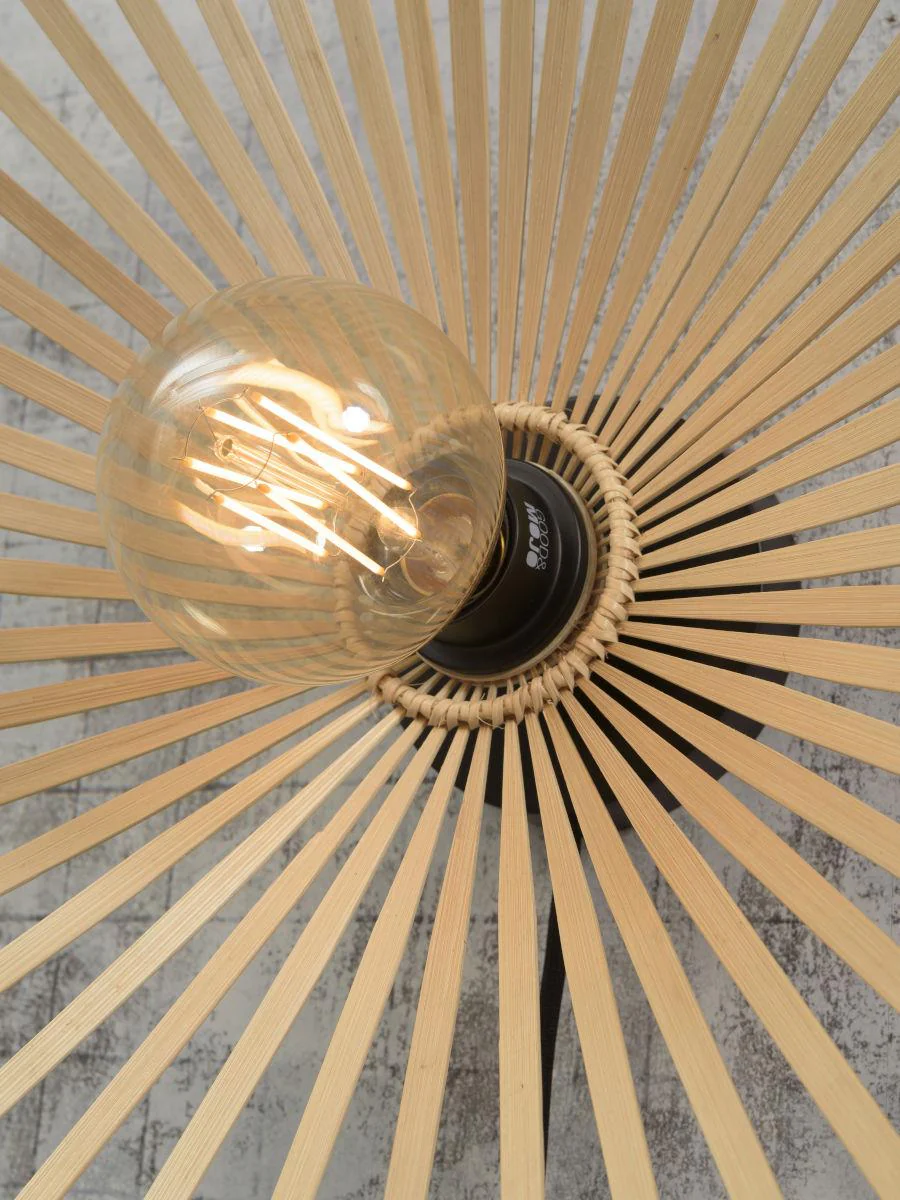 Bromo Pyramidal Bamboo Ceiling Light - Image 4