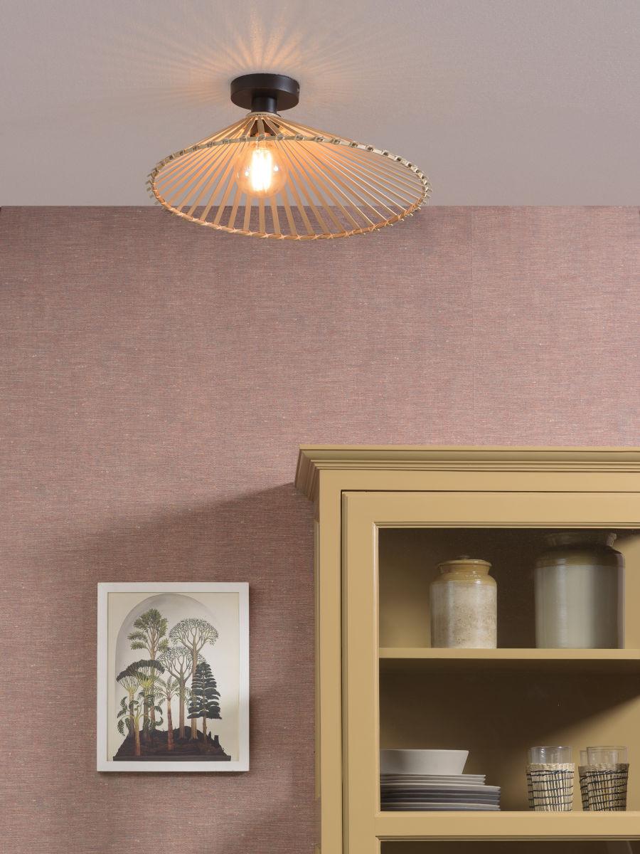 Bromo Pyramidal Bamboo Ceiling Light - Image 7