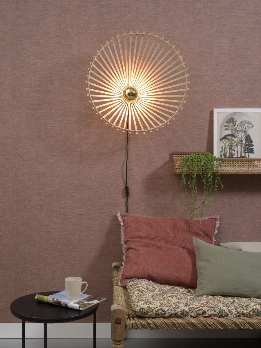 Bromo Pyramidal Bamboo Wall Light - Image 4