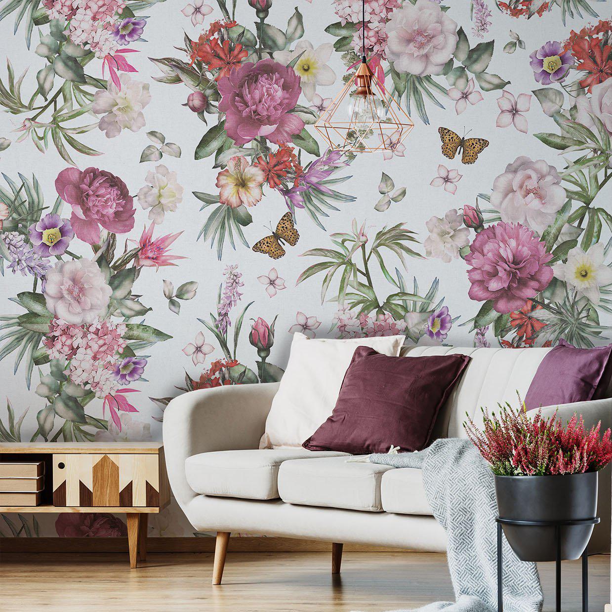 Verdi Butterfly Wallpaper Mural - Image 3