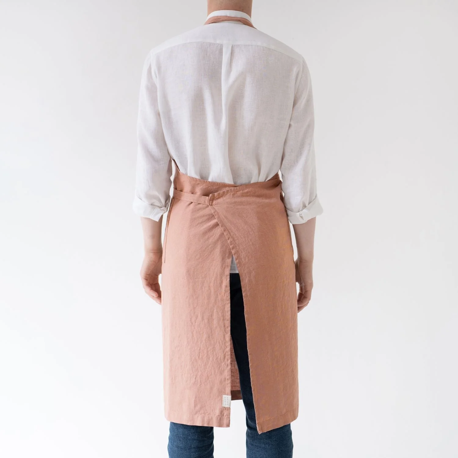 Cafe Creme Chef Linen Apron - Image 3